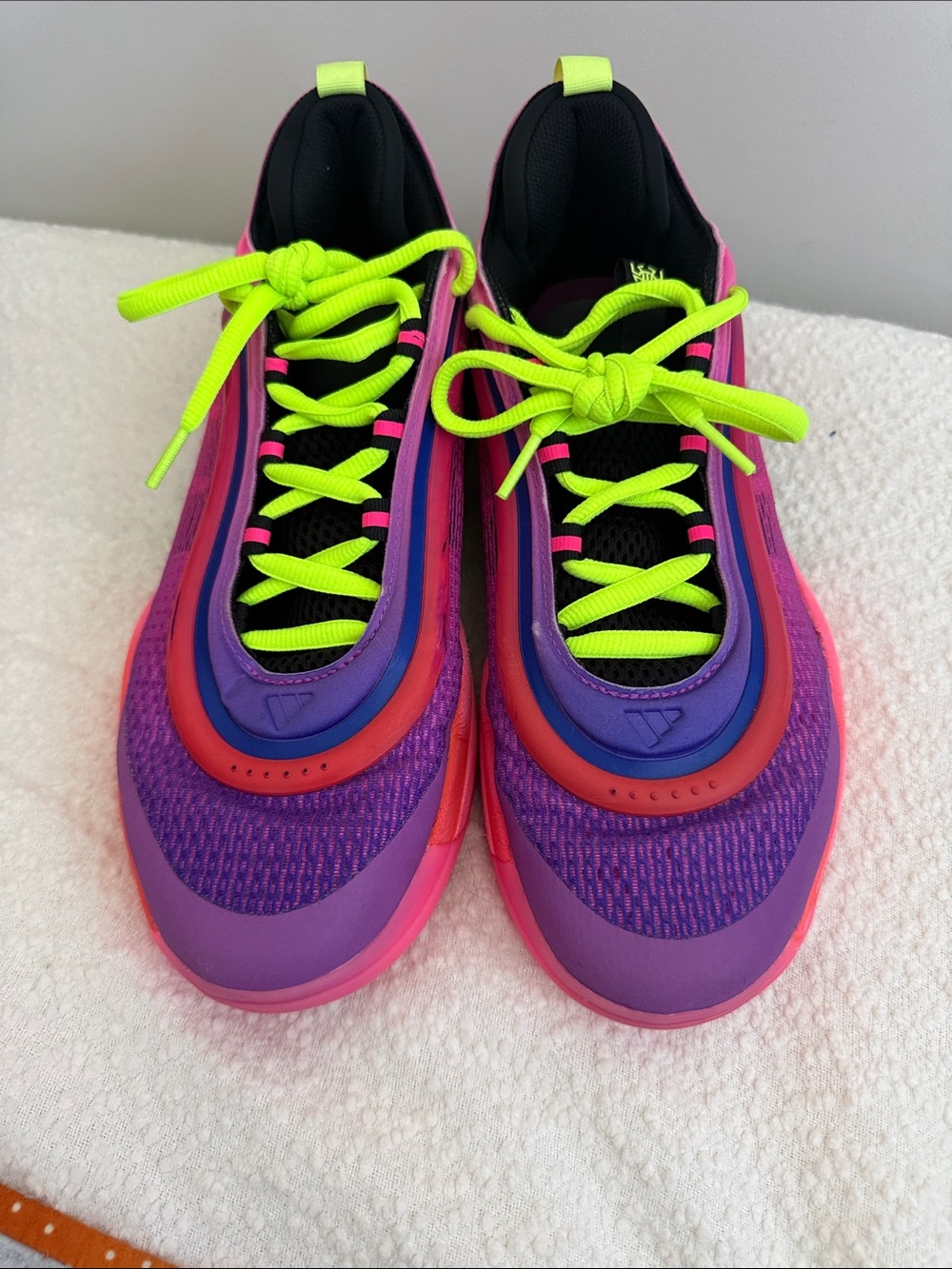 Men's  Neon Purple & Pink Athletic Sneakers